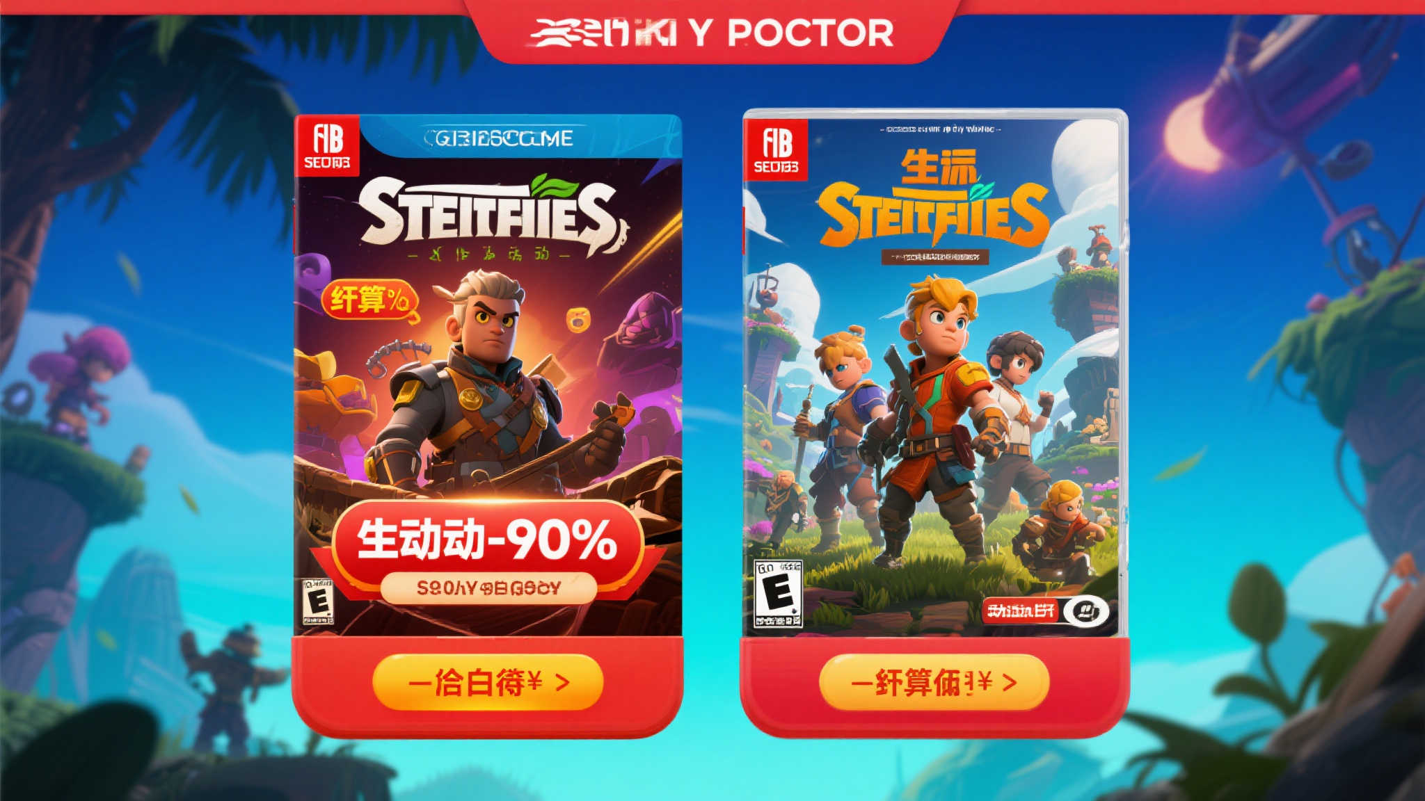 而第二款游戏则推出了令人心动的-90%折
